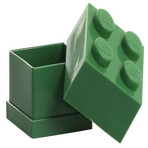 Cover for N/a · Opbergbox Lego Mini: Brick 4 Groen (40111734) (Legetøj)