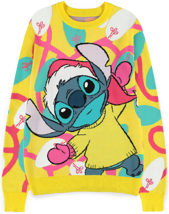 Christmas - Multicolor (Felpa Unisex Tg. S) - Disney: Lilo & Stitch - Produtos - - 8718526173147 -