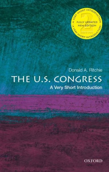 Cover for Ritchie, Donald A. (Historian Emeritus, Historian Emeritus, United States Senate) · The U.S. Congress: A Very Short Introduction - Very Short Introductions (Taschenbuch) [2 Revised edition] (2016)