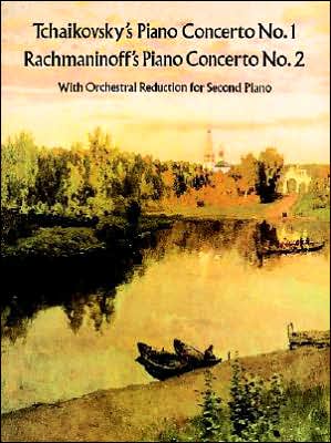 Cover for Classical Piano Sheet Music · Tchaikovsky's Piano Concerto No. 1 &amp; Rachmaninoff's Piano Concerto No. 2 (With Orchestral Reduction for Second Piano) (Paperback Book) (1996)