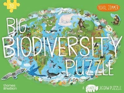 Cover for Yuval Zommer · The Big Biodiversity Puzzle: A Shaped Jigsaw Puzzle by Yuval Zommer (GAME) (2025)