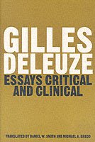 Cover for Gilles Deleuze · Essays Critical and Clinical (Pocketbok) (1998)