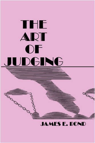 Cover for James. E Bond · Art of Judging: Volume 8 (Paperback Book) (1987)