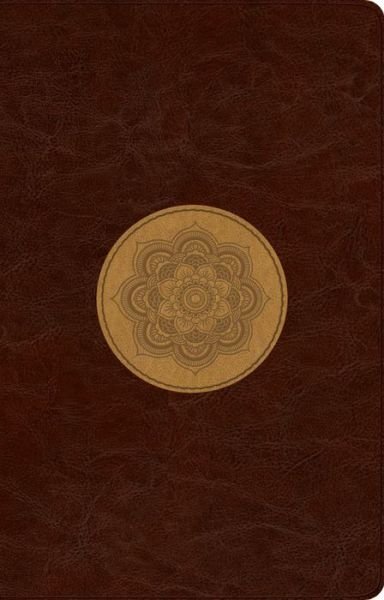 Cover for Crossway Bibles · ESV Large Print Thinline Reference Bible (Skinnbok) [Chocolate/Goldenrod Imitation] (2015)