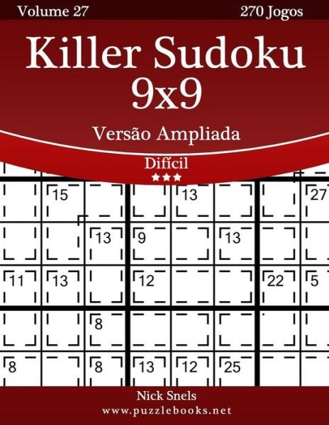 Livro Sudoku Ed. 15 - Difícil - Só Jogos 9x9 - 6 Jogos por página