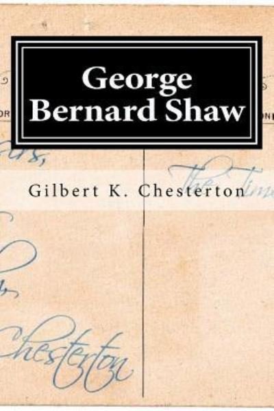 Cover for Gilbert K. Chesterton · George Bernard Shaw (Paperback Bog) (2015)