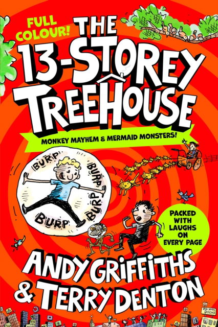 Cover for Andy Griffiths · The 13-Storey Treehouse: Colour Edition - The Treehouse Series (Paperback Bog) (2023)