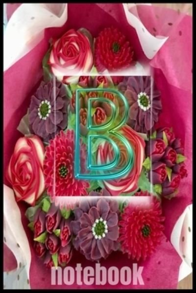 Cover for Favorite Books · Initial B Notebook for Women and Girls, Pink Floral (Paperback Book) (2020)