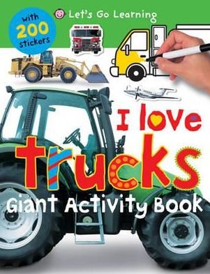 Cover for Roger Priddy · I Love Trucks - Let's Go Green Giant Activity Books (Book) (2011)