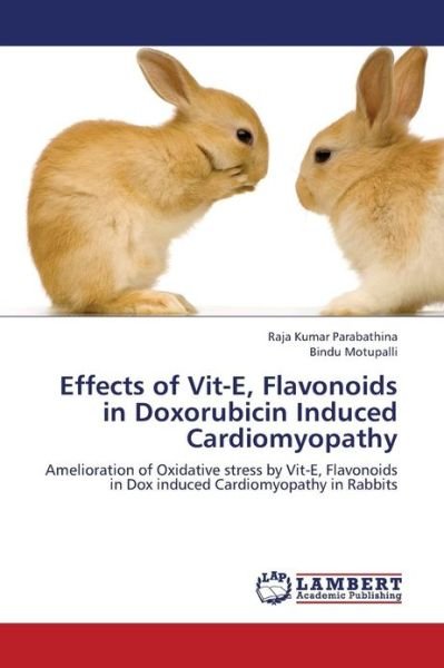 Cover for Bindu Motupalli · Effects of Vit-e, Flavonoids in Doxorubicin Induced Cardiomyopathy: Amelioration of Oxidative Stress by Vit-e, Flavonoids in Dox Induced Cardiomyopathy in Rabbits (Paperback Book) (2013)