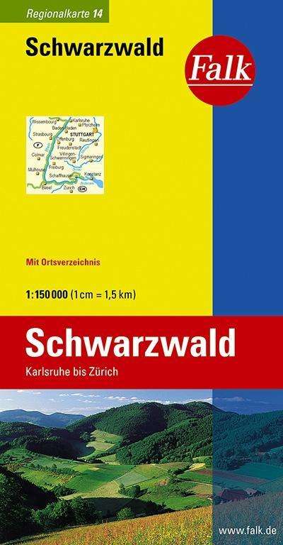 Cover for Mair-Dumont · Falk Regionalkarten Deutschland Blad 14: Schwarzwald (Book)