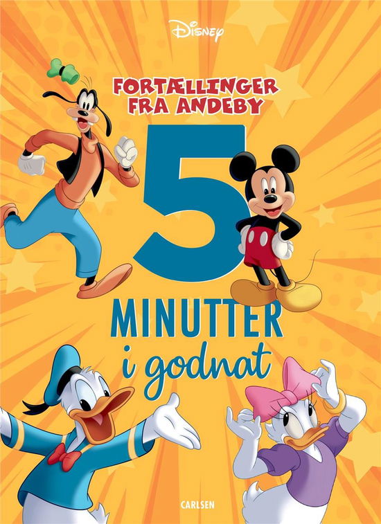 Cover for Disney · Fem minutter i godnat: Fem minutter i godnat - Fortællinger fra Andeby (Indbundet Bog) [1. udgave] (2021)