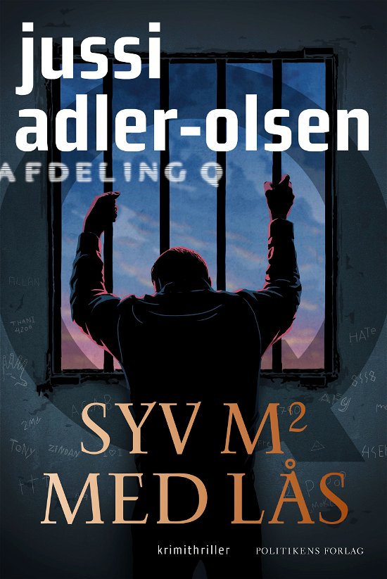 Cover for Jussi Adler-Olsen · Afdeling Q: Syv m2 med lås (Poketbok) [1:a utgåva] (2023)