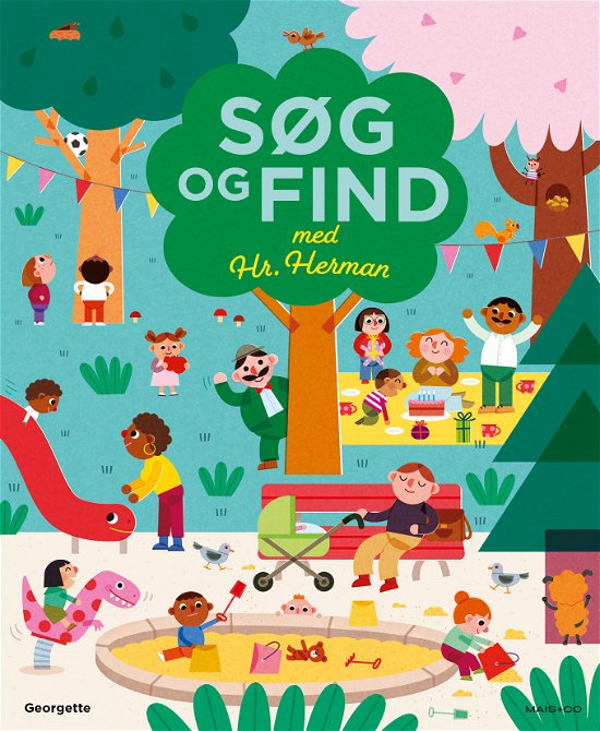 Cover for Georgette · Søg og find med Hr. Herman (Cardboard Book) [1.º edición] (2024)