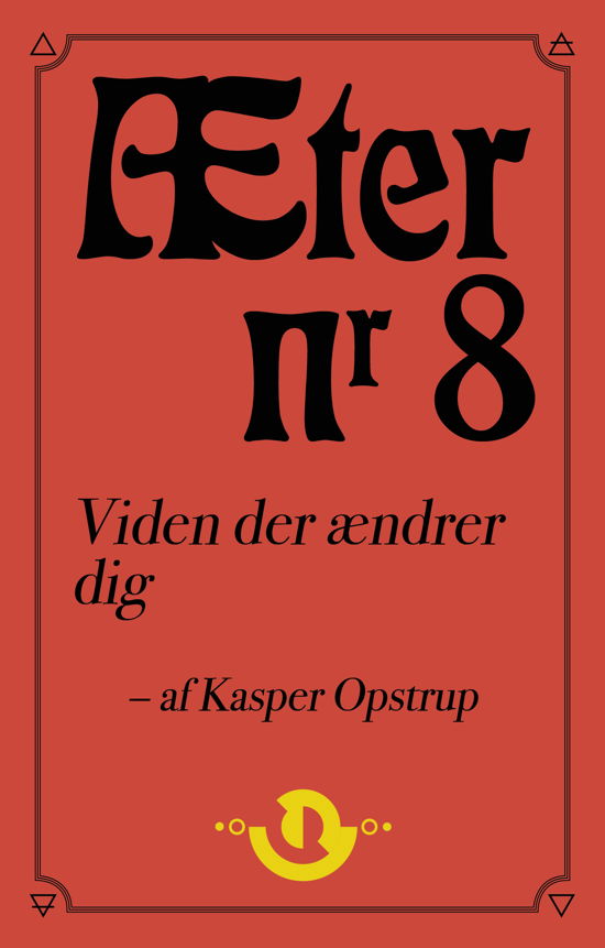 Kasper Opstrup · Æter: Æter nr. 8 (Sewn Spine Book) [1st edition] (2024)