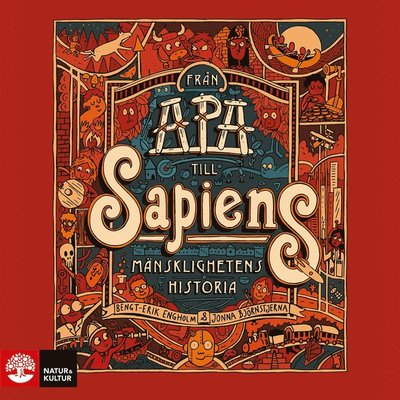 Cover for Bengt-Erik Engholm · Från apa till sapiens : mänsklighetens historia (Audiobook (MP3)) (2020)