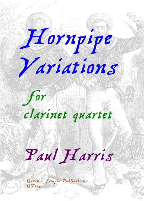 Cover for Hornpipe Variations (Clarinet Quartet) (Sheet music) (2025)