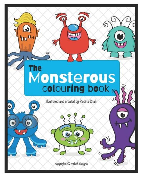 Cover for Roshah Designs · The Monsterous Colouring Book (Paperback Book) (2020)