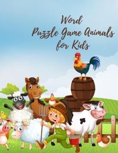 Word Puzzle Game Animals for Kids - Notebook Edition - Boeken - Independently Published - 9798667271147 - 18 juli 2020