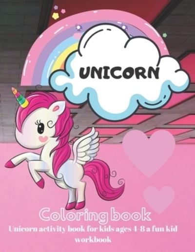 Cover for Project Design · Unicorn activity book for kids ages 4-8 a fun kid workbook (Paperback Book) (2021)