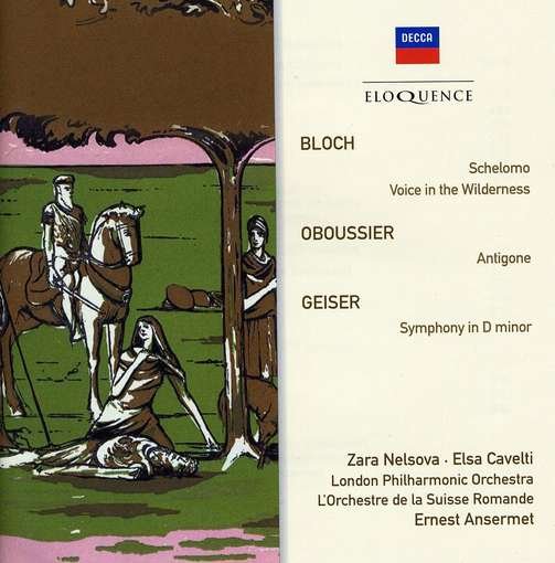 Cover for Ernest Ansermet · Bloch / Oboussier / Geiser (CD) (2010)