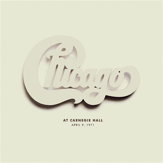 Cover for Chicago · RSD 2022 - Chicago at Camegie Hall, April 10, 1971 (Live 3lp) (LP) [Reissue, Limited edition] (2022)