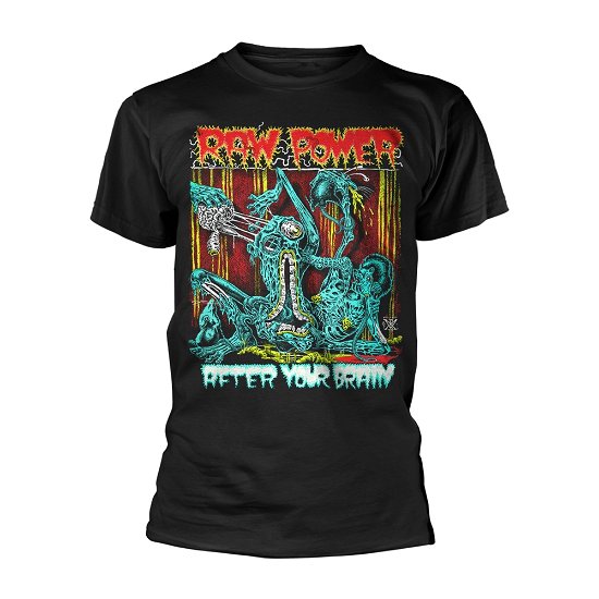 Cover for Raw Power · After Your Brain (T-shirt) [size L] [Black edition] (2021)