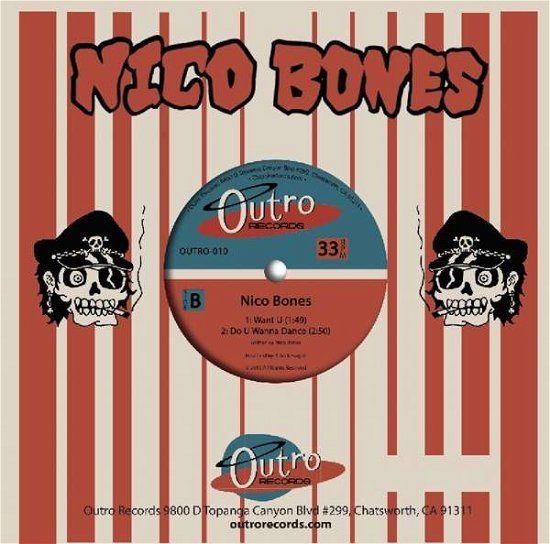 Cover for King Flamingo &amp; Nico Bones · King Flamingo vs Nico Bones (Split Ep) (7&quot;) (2019)