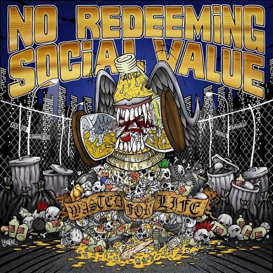 Cover for No Redeeming Social Value · Wasted For Life (CD) (2020)