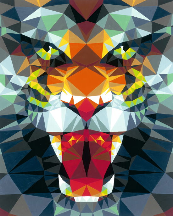 Cover for Schilderen Op Nummer · Polygon Tiger (Toys)