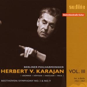 Beethoven Symphonies No.3 & 9 - Berliner Po / Herbert Von Kar - Musikk - AUDITE - 4022143234148 - 8. oktober 2008