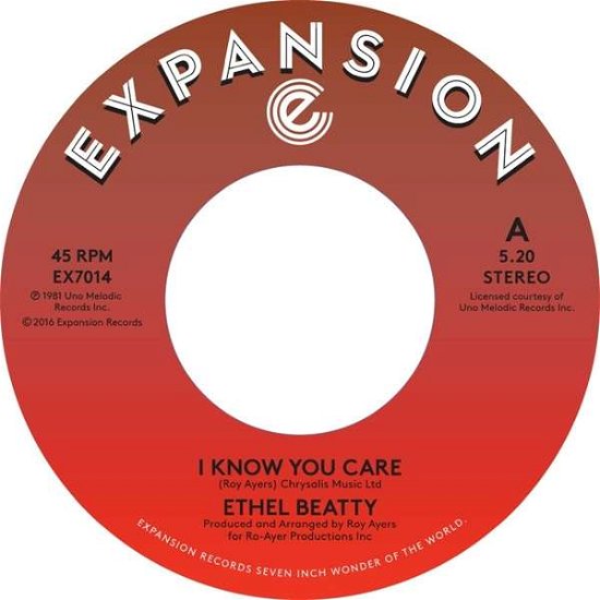 I Know You Don't Care - Ethel Beatty - Musique - EXPANSION - 5019421287148 - 13 octobre 2023
