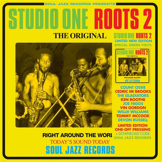 Cover for Soul Jazz Records Presents · Studio One Roots 2 (LP) [Transparent Green Vinyl edition] (2023)