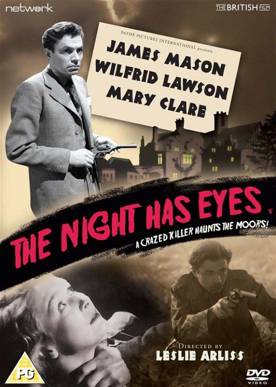 Cover for The Night Has Eyes DVD · The Night Has Eyes (DVD) (2015)