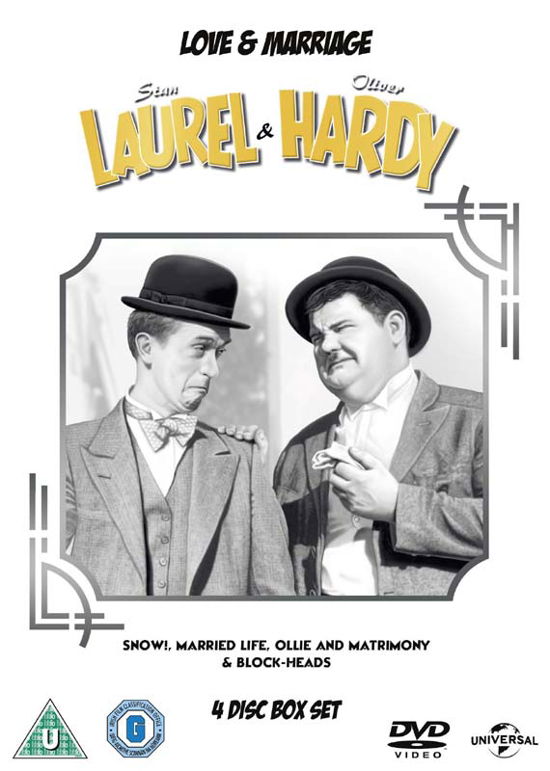 Cover for Laurel &amp; Hardy - Love and Marr · Laurel and Hardy - Love and Marriage (DVD) (2018)