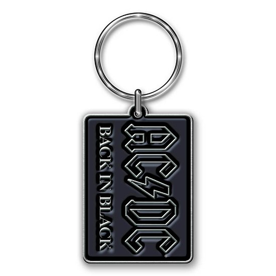Cover for AC/DC · AC/DC Keychain: Back in Black (Die-Cast Relief) (MERCH) [Metallic edition] (2019)
