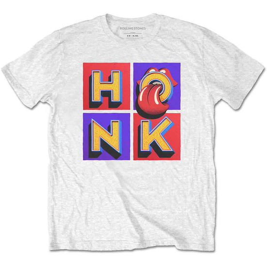 Cover for The Rolling Stones · The Rolling Stones Unisex T-Shirt: Honk Album (White) (T-shirt) [size M] [White - Unisex edition] (2019)