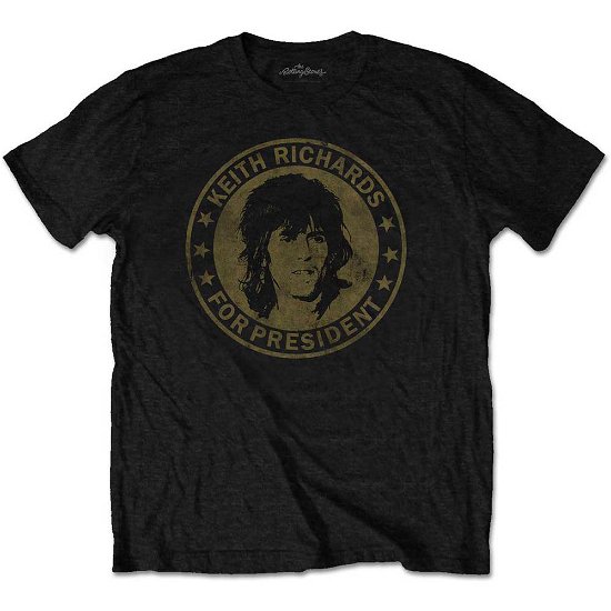 Cover for The Rolling Stones · The Rolling Stones Kids T-Shirt: Keith for President (Retail Pack) (1-2 Years) (T-shirt) [size 1-2yrs] [Black - Kids edition]