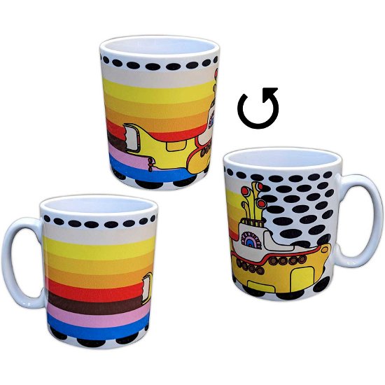 The Beatles Unboxed Mug: Yellow Submarine Coloured Stripes - The Beatles - Merchandise -  - 5056737217148 - 