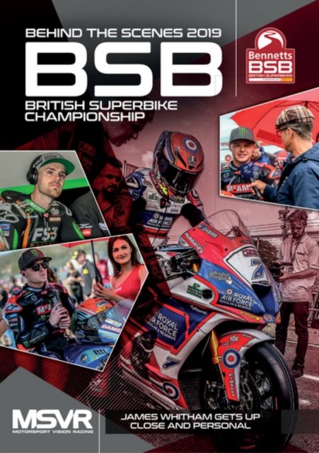 Cover for British Super Bikes: Behind the Scenes 2019 · BSB: Behind The Scenes 2019 (DVD) (2019)