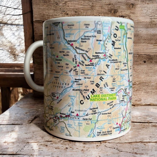 Cover for OS Map Ceramic Mug - Lake District National Park (MERCH) (2025)