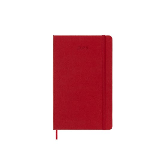 Moleskine 2025 12-Month Daily Large Hardcover Notebook: Scarlet Red - Moleskine - Books - Moleskine - 8056999270148 - June 6, 2024