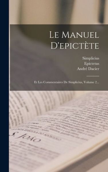Cover for Epictetus · Manuel D'epictète (Book) (2022)