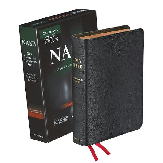 Cover for Cambridge Bibles · NASB Clarion Reference Bible, Black Edge-lined Goatskin Leather, NS486:XE (Skinnbok) [Black Moroccan] (2012)