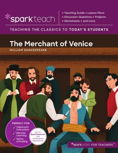 Cover for The Merchant of Venice - SparkTeach (Paperback Book) (2021)
