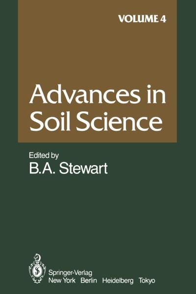 Cover for L R Ahuja · Advances in Soil Science: Volume 4 - Advances in Soil Science (Pocketbok) [Softcover reprint of the original 1st ed. 1986 edition] (2011)