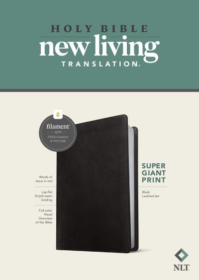Cover for Tyndale · NLT Super Giant Print Bible, Filament Enabled Edition (Red L (Læderbog) (2022)