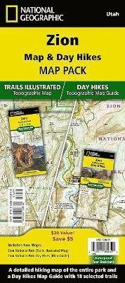 Zion National Day Hikes and National Park [Map Pack Bundle] - National Geographic Trails Illustrated Map - National Geographic Maps - Kirjat - National Geographic Maps - 9781566959148 - keskiviikko 1. toukokuuta 2024