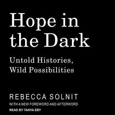 Cover for Rebecca Solnit · Hope in the Dark (CD) (2017)