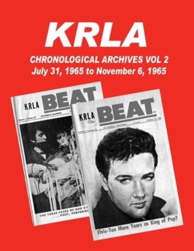 Cover for Gary Zenker · KRLA Chronological Archives Vol 2 (Paperback Book) (2016)